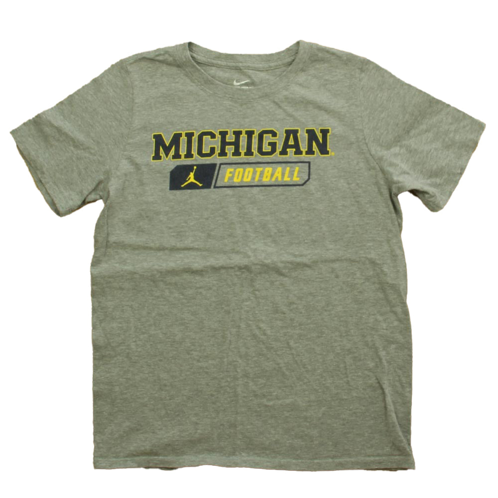 Nike Boys Gray Michigan T-Shirt