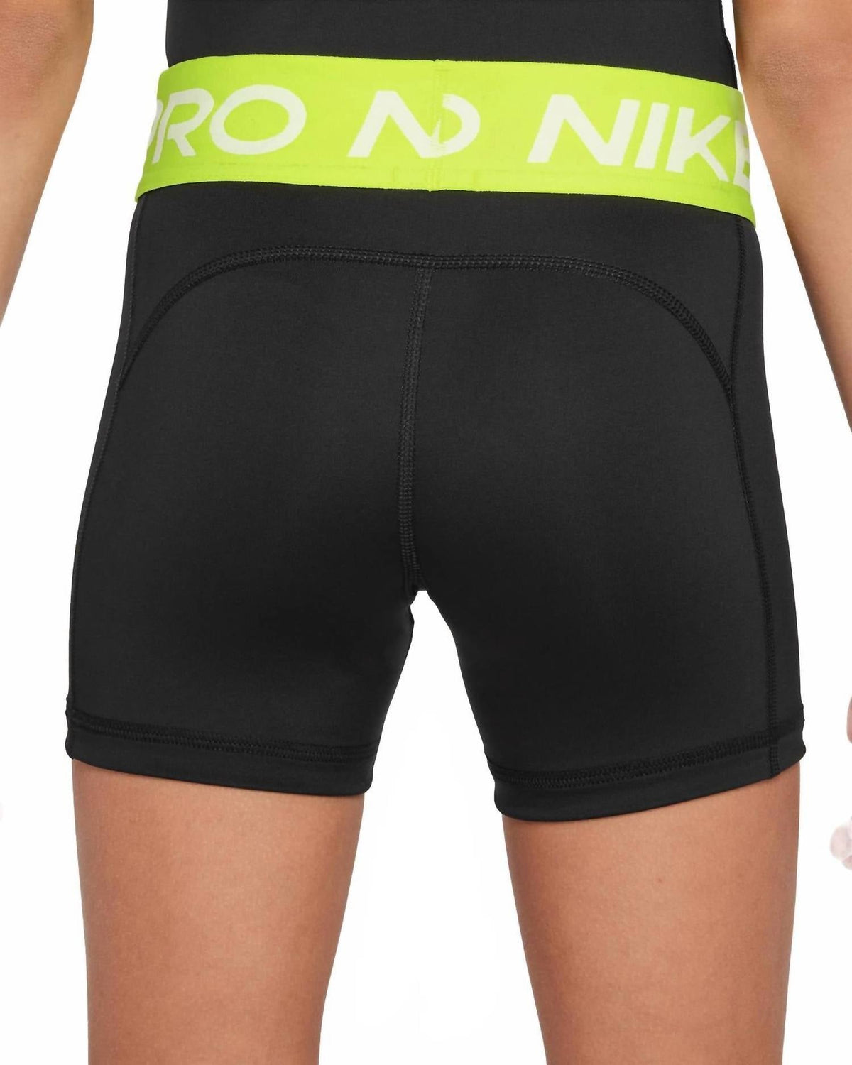 Men's Pro Biker Shorts In Black/neon