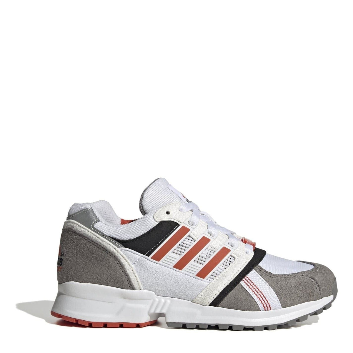 adidas Originals EQP CSG 91 running trainer, white with orange stripes and gray panels