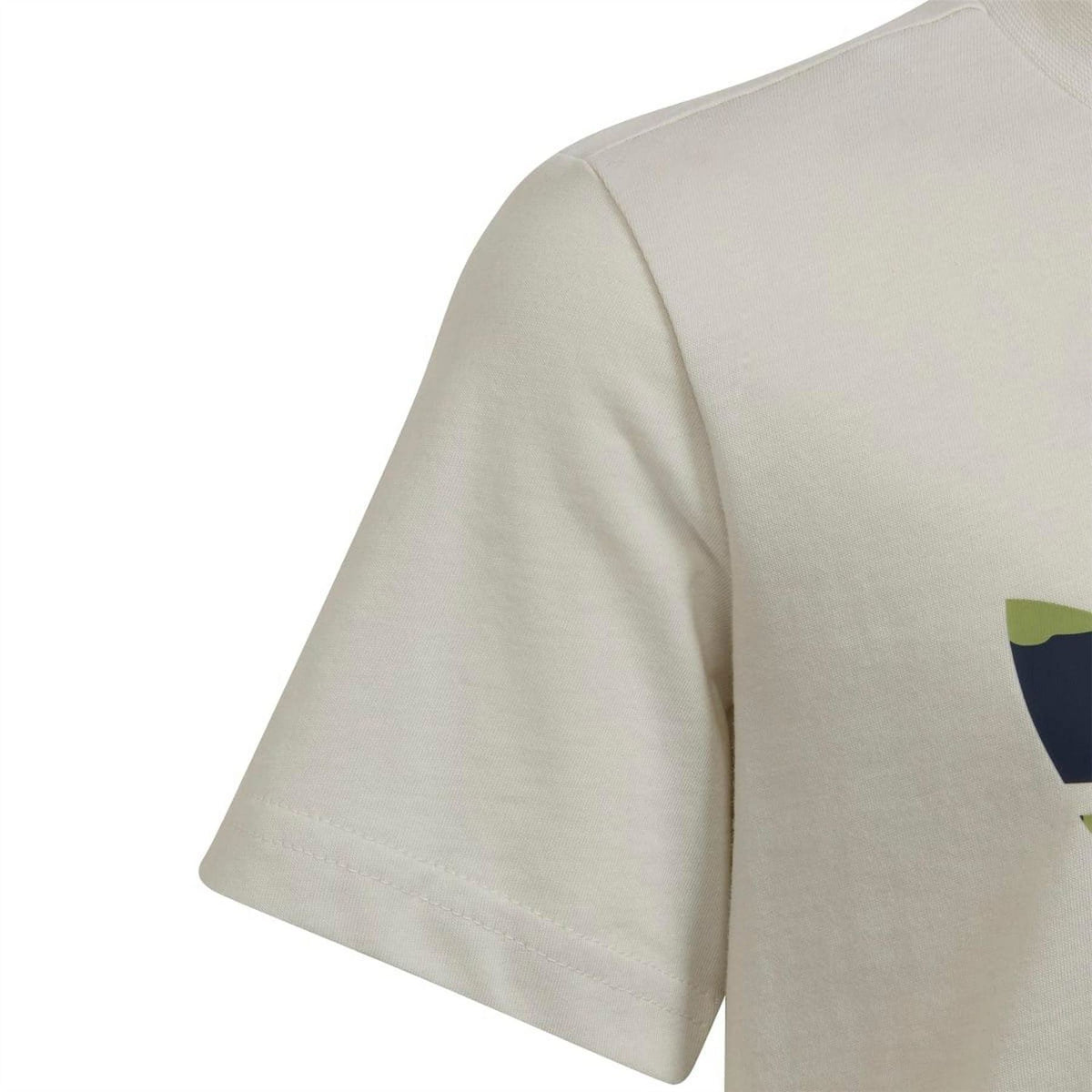 Light grey adidas Originals T-shirt short sleeves and side seam detail