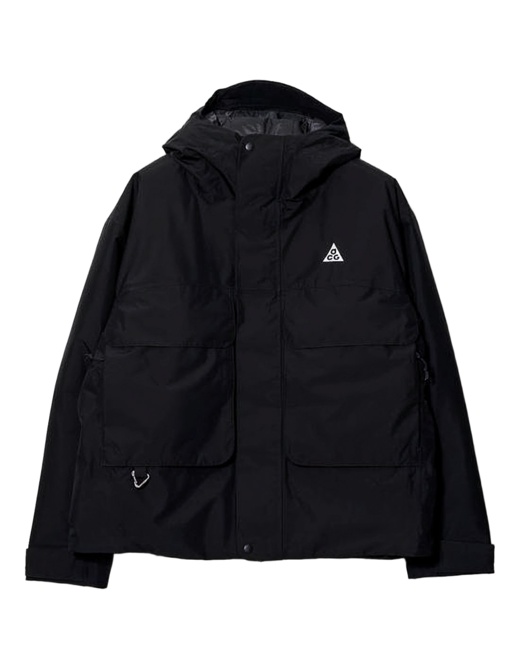 Hooded Black Padded Nike Jacket