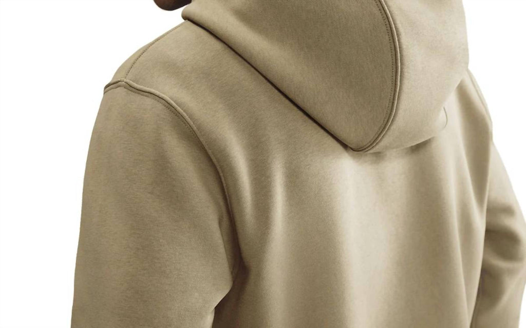 Men's Full-Zip Fleece Hoodie In Parachute Beige