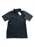 Men's Short-Sleeve Lightweight Coaches Jacket In Black/team Orange