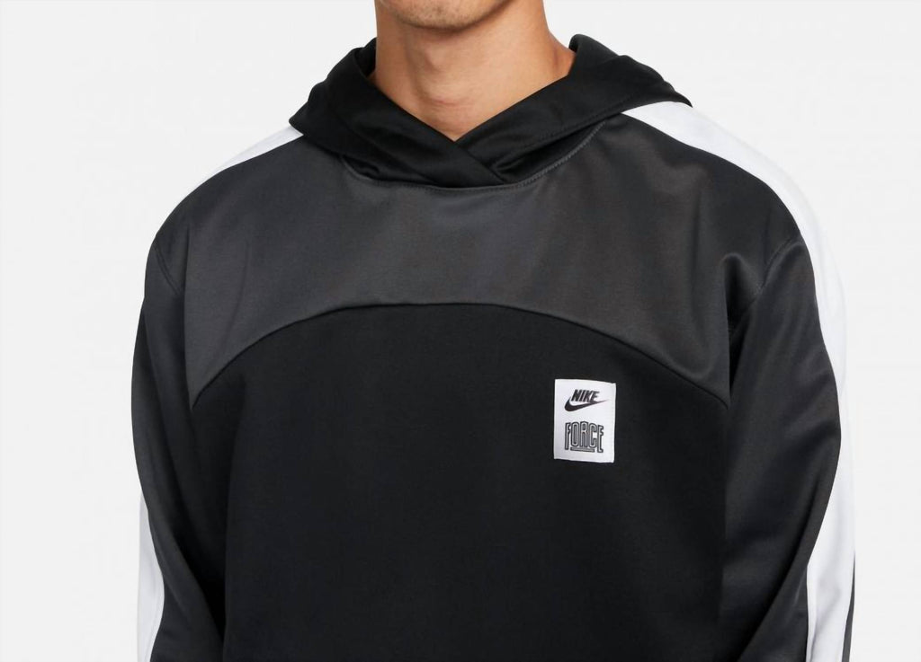 Starting Five Basketball Loose Fit Hoodie In Black