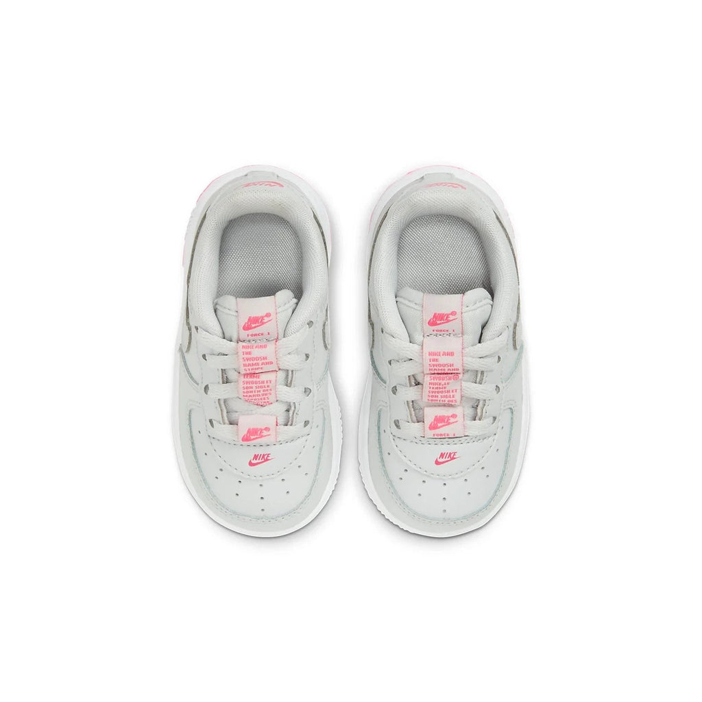 Toddler Nike Air Force 1 Low LV8 3 CW0986-002 Sneaker Gray White Walking Shoes