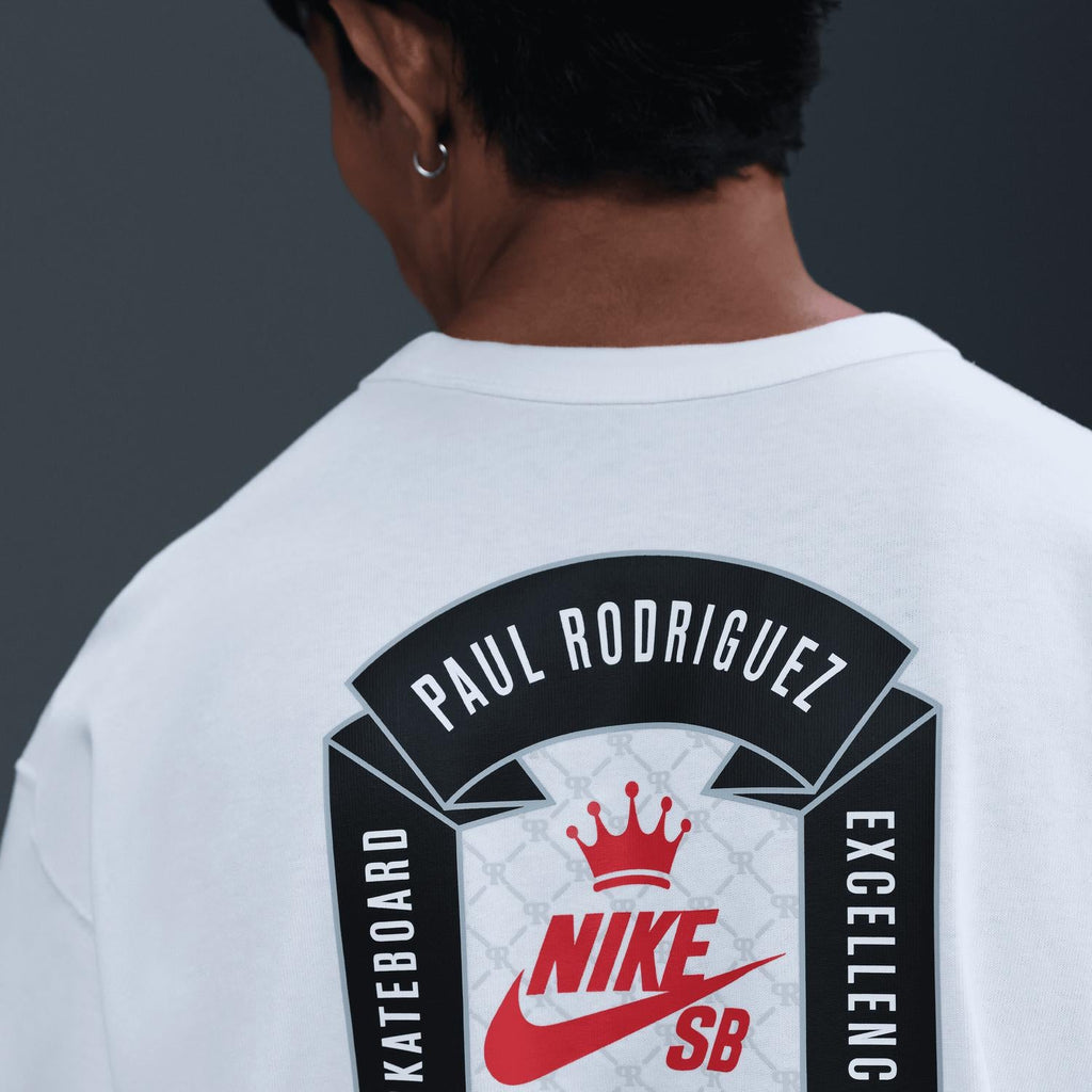 Men's Sb Paul Rodriguez Max Ninety Top In White
