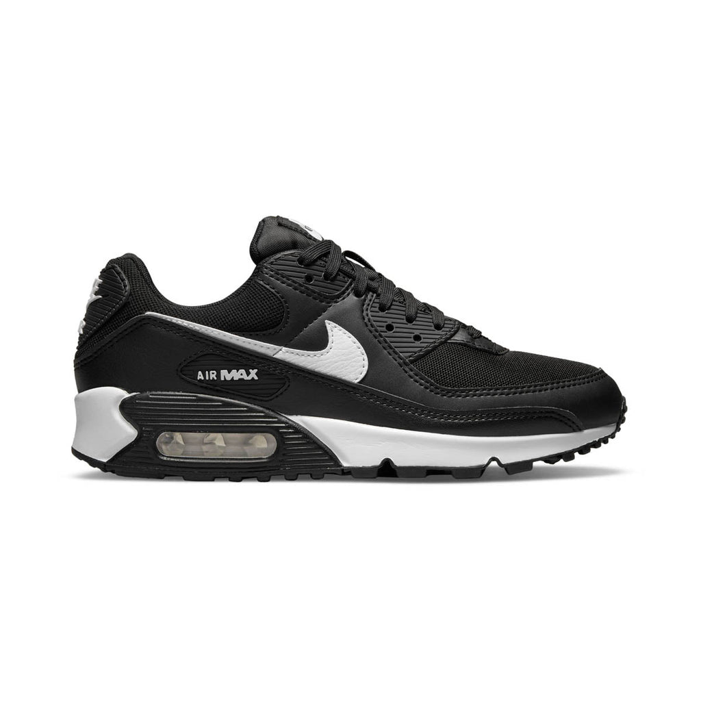 WOMENS NIKE AIR MAX 90-BLACK/WHITE-DH8010-002