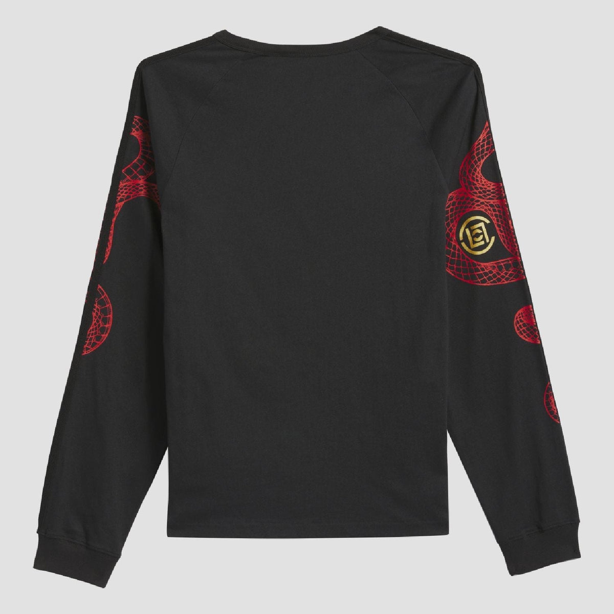 adidas Originals CLOT LNY long sleeve T-shirt with graphic design, soft cotton fabric, in white and red colors.