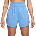 Women's Nike One Shorts Blue Dri-FIT Ultra High-Waisted 3" Brief-Lined SRT9