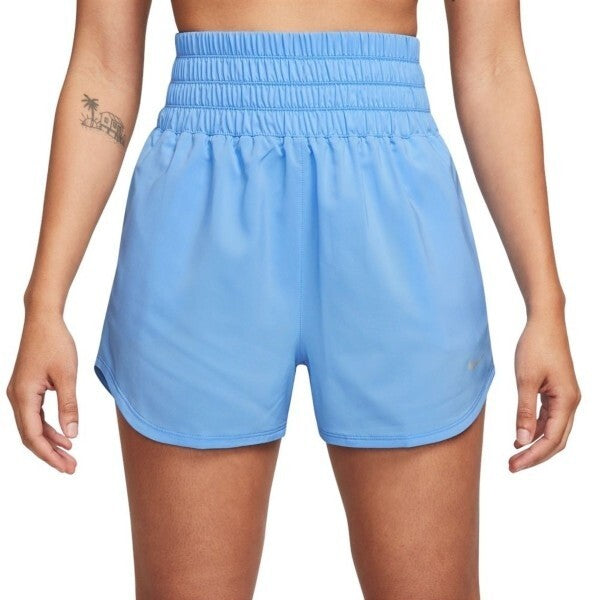 Women's Nike One Shorts Blue Dri-FIT Ultra High-Waisted 3" Brief-Lined SRT9