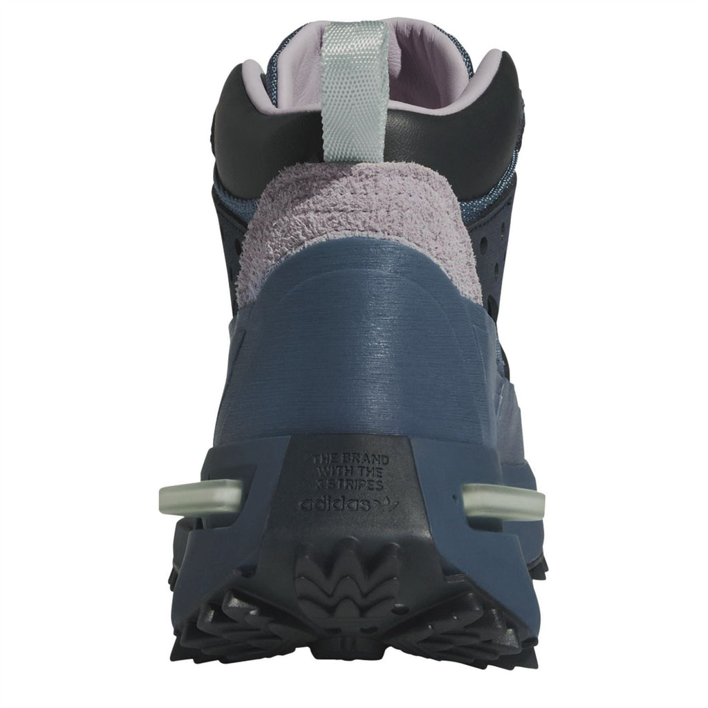 Altered Blue NMD S1 Ryat sneaker heel view with cushioned collar and treaded sole