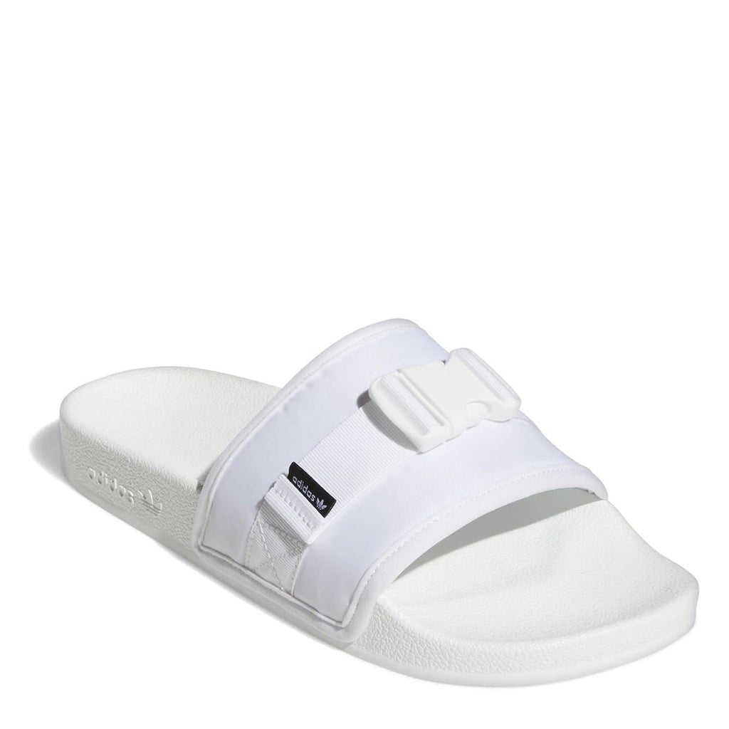 adidas Originals Adilette Pouch Sliders, sporty footwear with pouch detail, featuring comfortable slip-on design and classic adidas branding