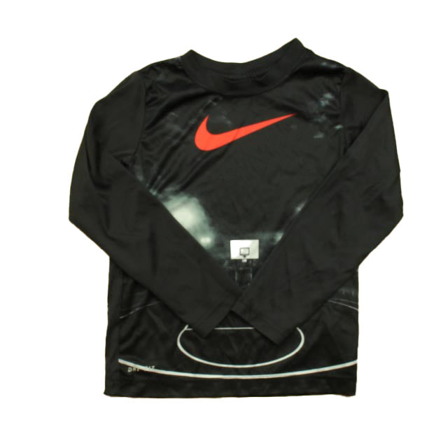 Nike Boys Black Basketball Court Athletic Top