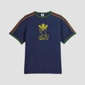 adidas Originals Dead T shirt showing black graphic design on front, casual fit, made from soft cotton fabric.