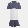 Adidas Originals juniors shorts and t-shirt set for ages 8-16, featuring sporty design and comfortable fabric.