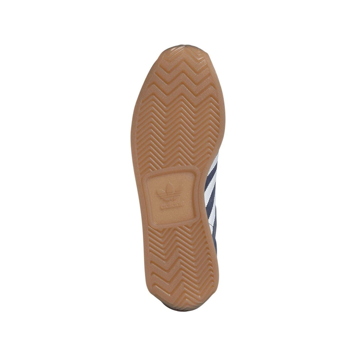 Rubber outsole with zigzag tread and adidas logo on heel