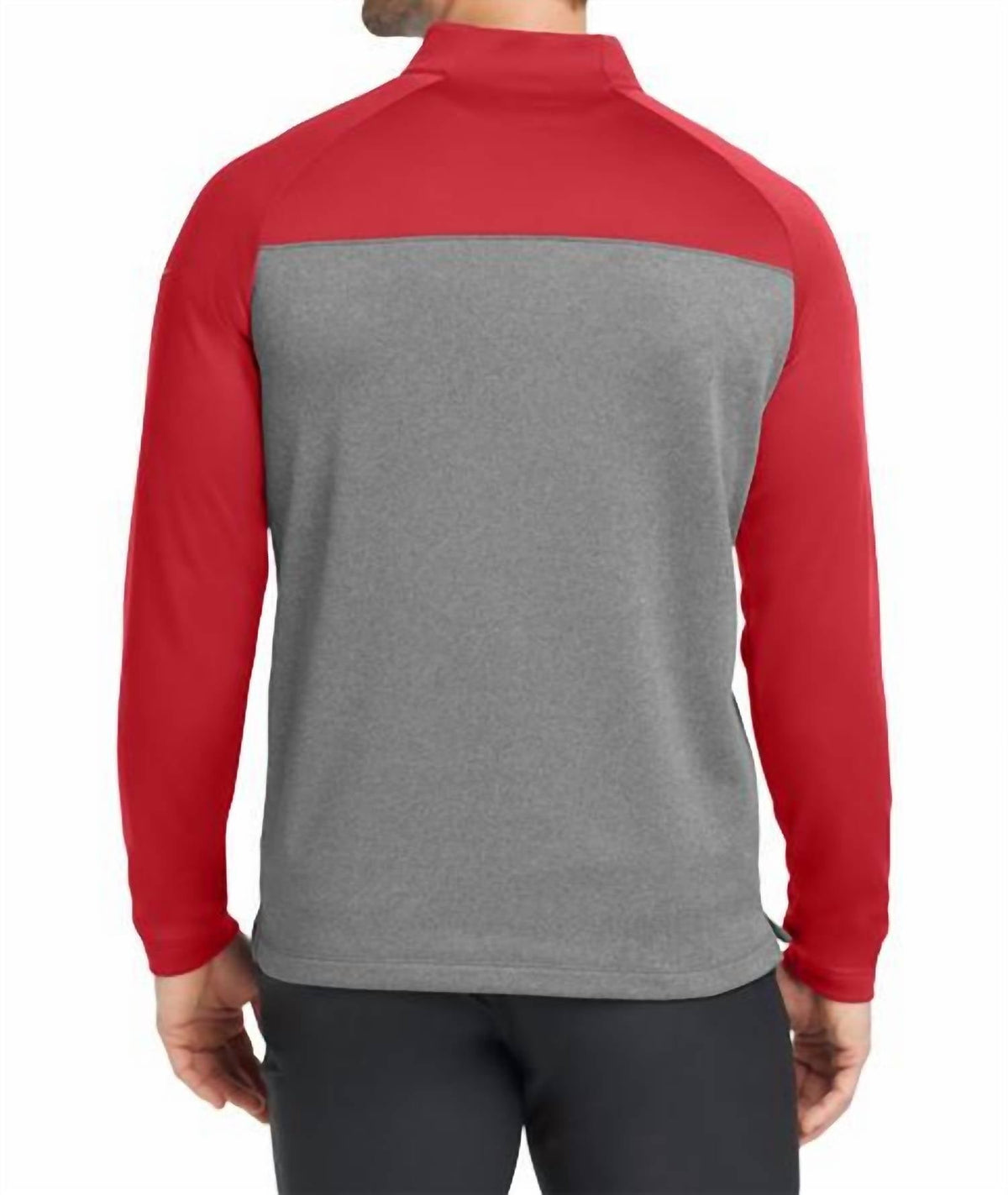 Men's Therma Long-Sleeve 1/4-Zip Training Top In Red