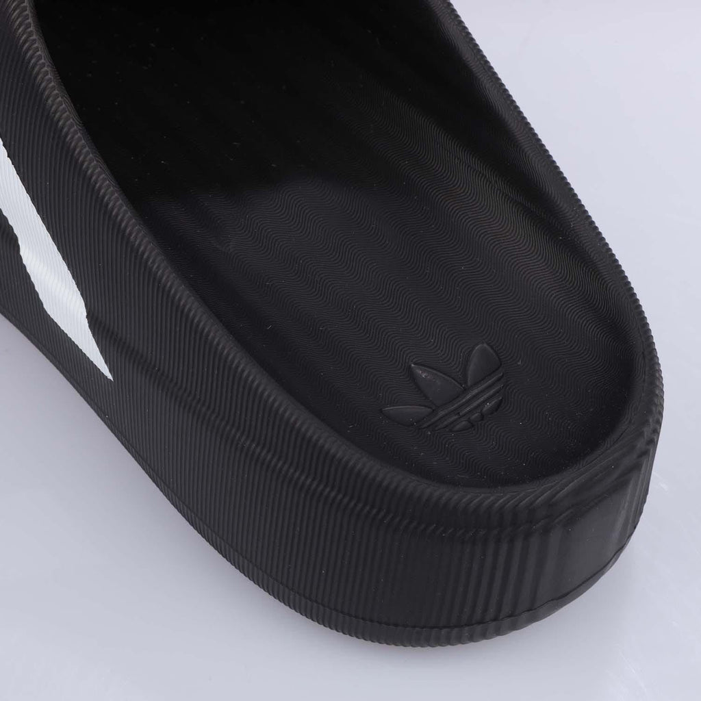 Black adidas adiFOM Superstar mule footbed with embossed trefoil logo detail