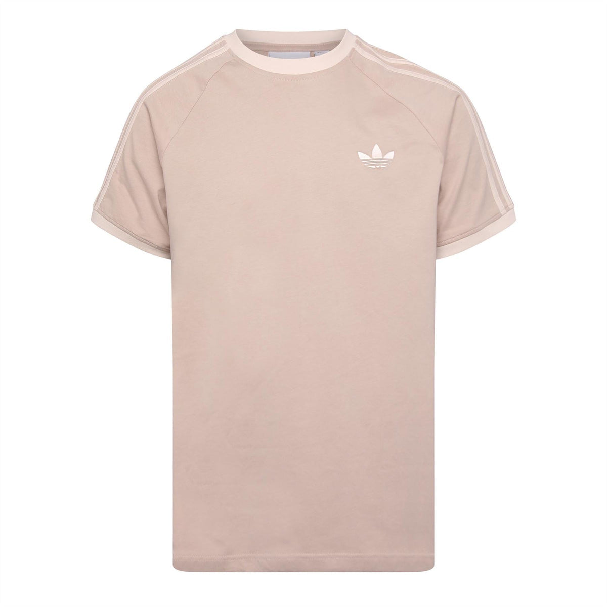 adidas Originals Cali T-Shirt in white with logo print, casual short-sleeve tee for everyday wear