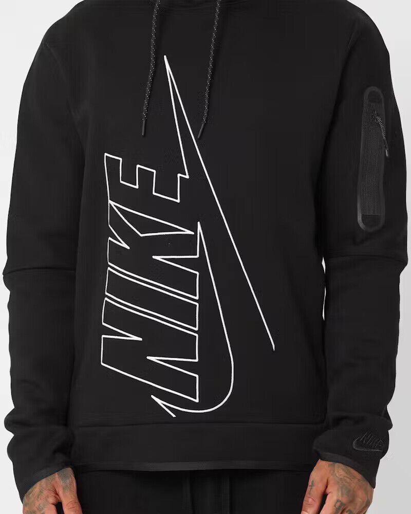 Men's Nike Sportswear Tech Fleece Windrunner FB7921-893 Hoodie US L Orange SGN1442