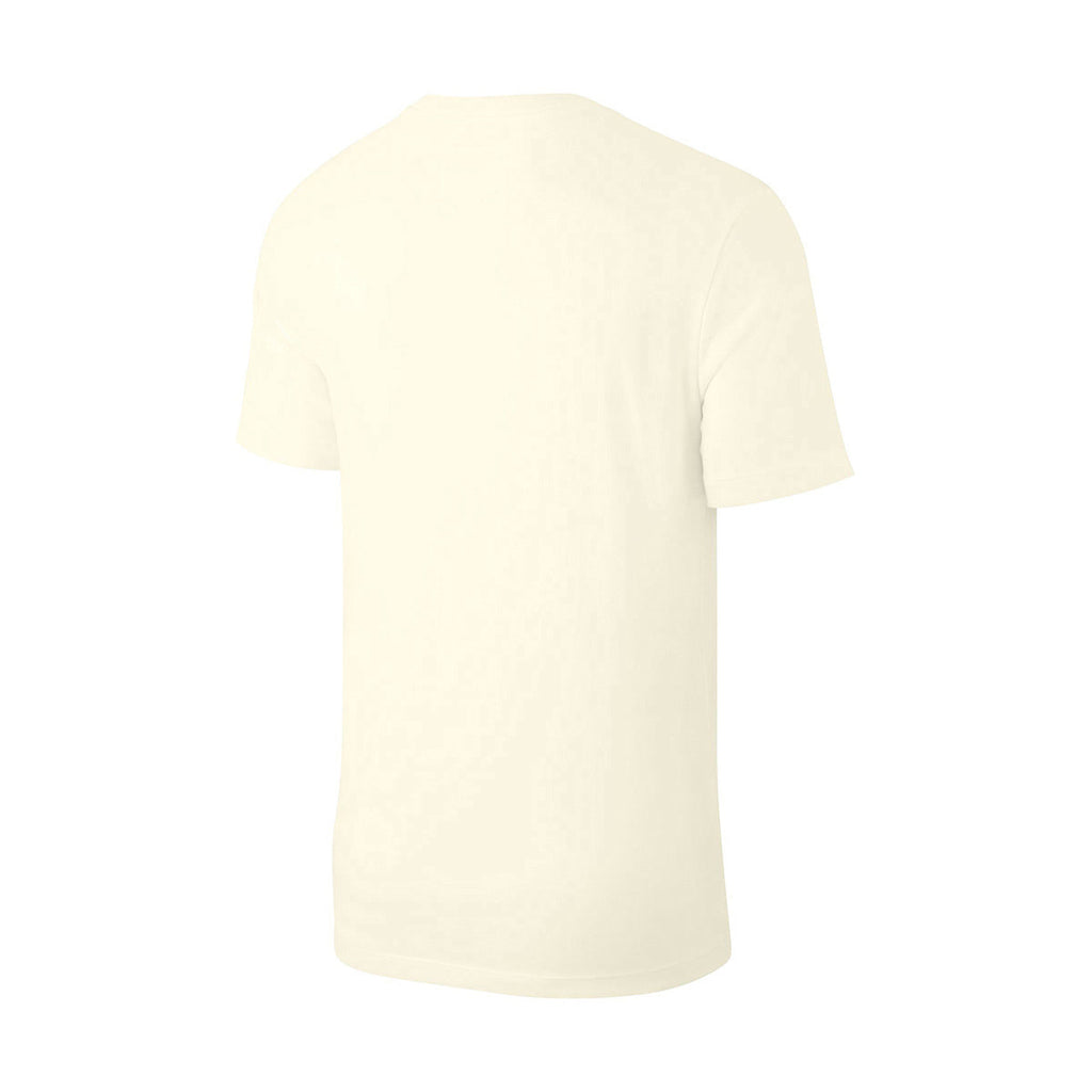 MENS NIKE SPORTSWEAR CLUB T SHIRT_SAIL/BLACK