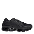 adidas Megaride F50 lace-up sneaker in black with mesh-texture upper and chunky sole