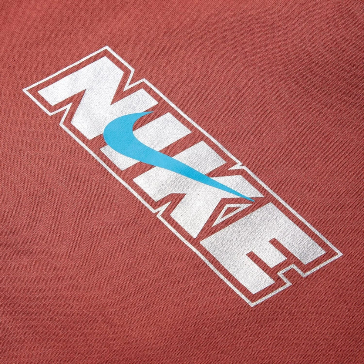 Nike NSW Icon Novelty Hoodie Kids  Canyon Rust Fleece Long Sleeve RED431