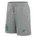 Men's Oregon Ducks Legacy Essential Fleece Shorts In Heather Gray