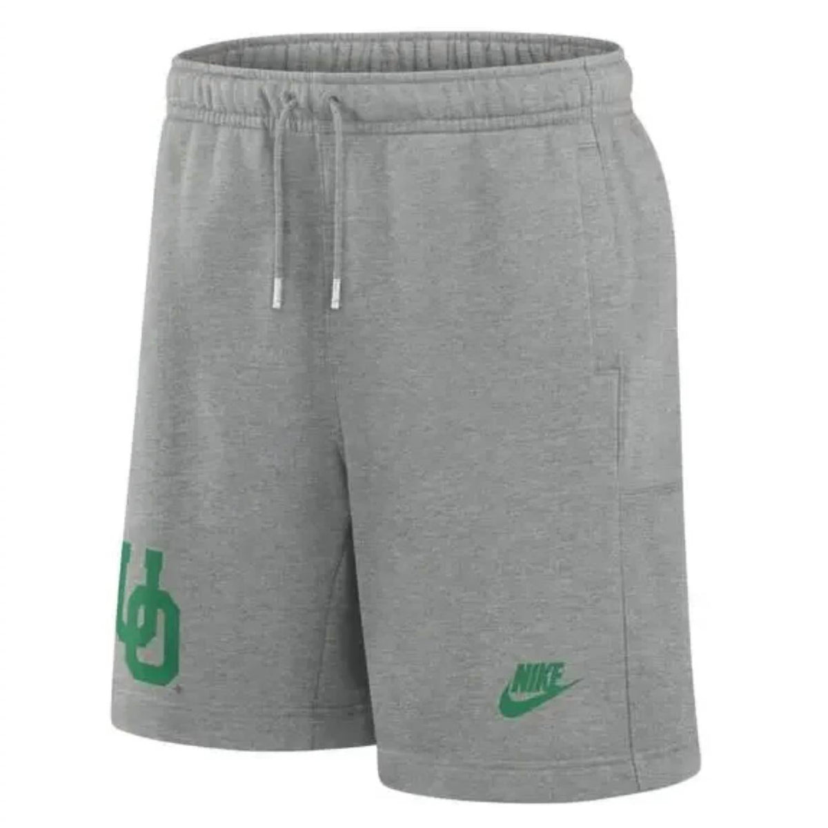 Men's Oregon Ducks Legacy Essential Fleece Shorts In Heather Gray