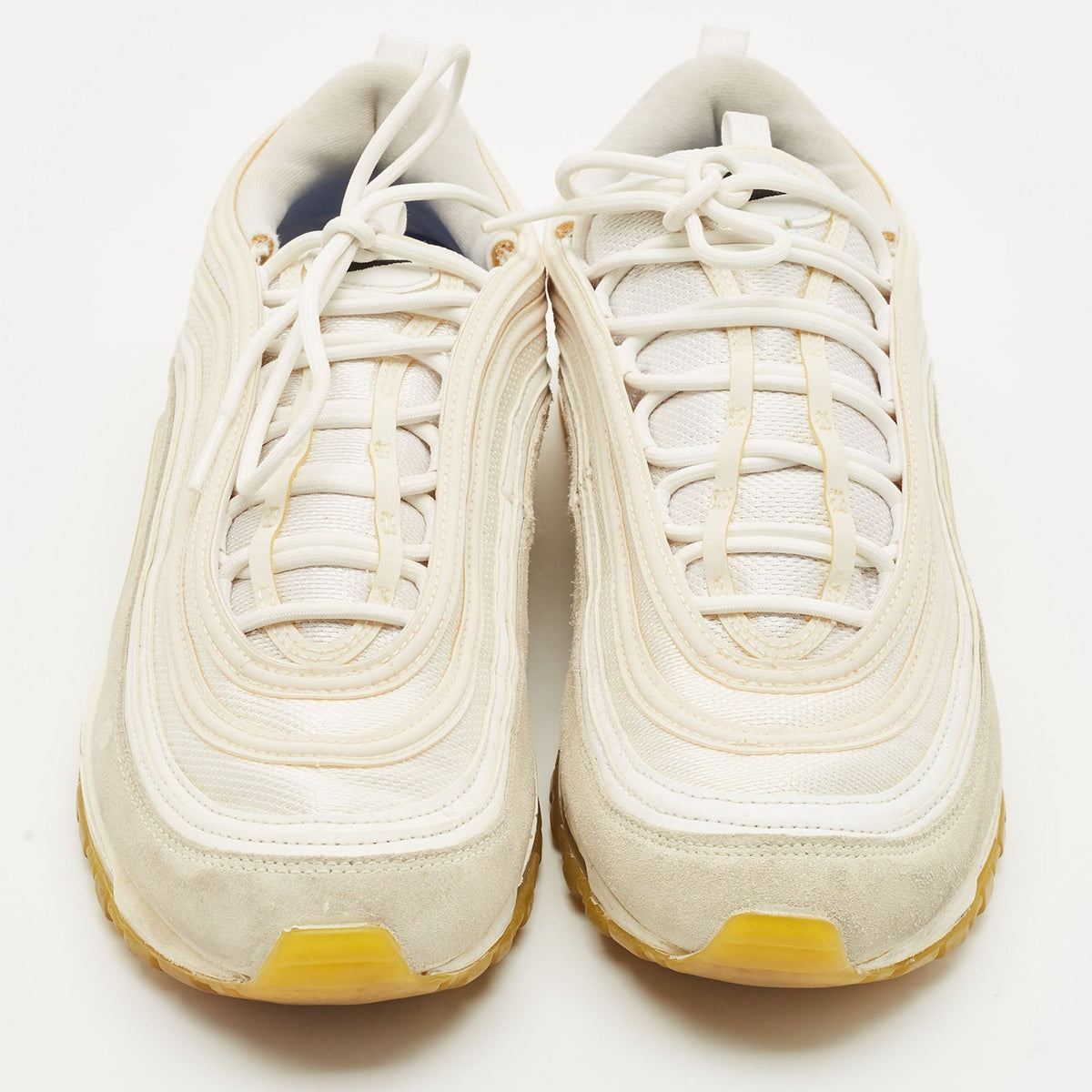 Nike White Mesh And Suede Air Max 97 M. Frank Rudy Sneakers