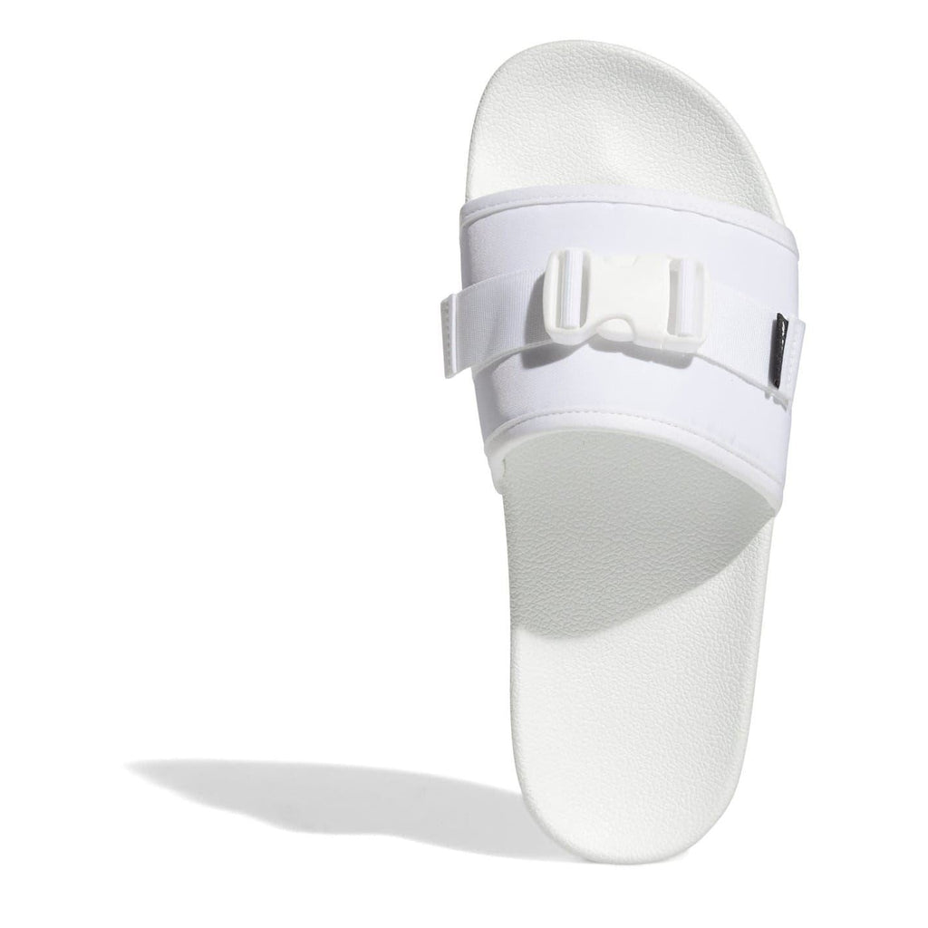 adidas Originals Adilette Pouch Sliders footwear with a pouch design, featuring comfortable slip-on style and casual sneaker look