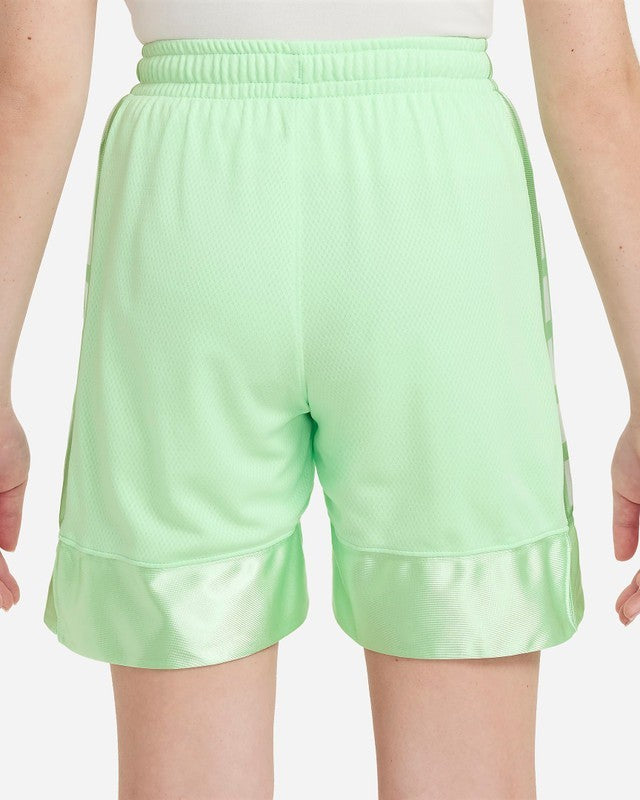 Youth Nike Dri-Fit Elite 23 Shorts Vapor Green Drawstring Waist Active NWO114
