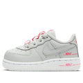 Toddler Nike Air Force 1 Low LV8 3 CW0986-002 Sneaker Gray White Walking Shoes