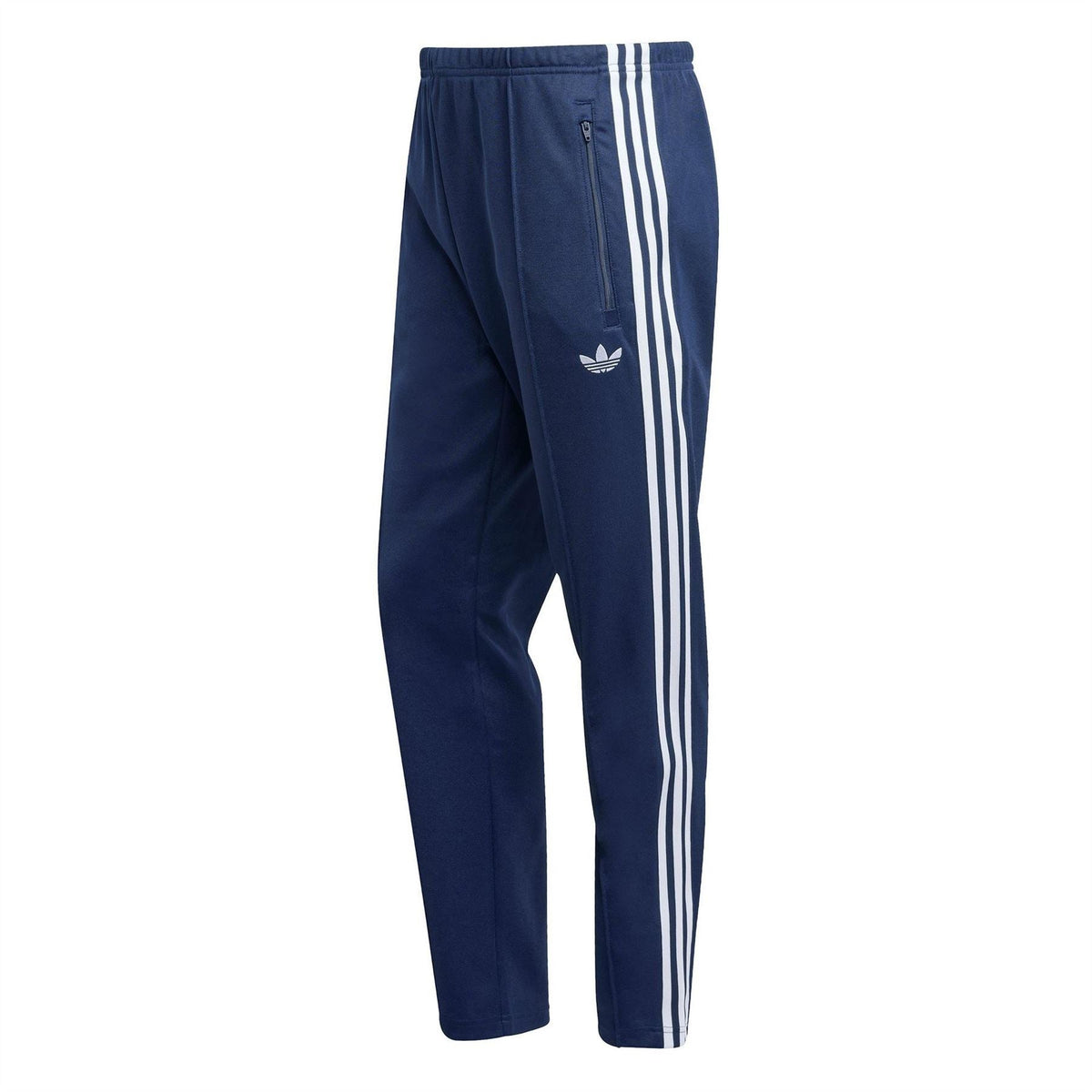 adidas Originals Beckenbauer slim open-hem track pants, navy with white side stripes