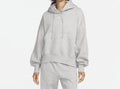 Phoenix Fleece Pull-Over Hoodie In Dark Heather Grey/white