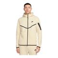 Mens Nike Tech Fleece Windrunner Full Zip Jacket_Lt Khaki/Black