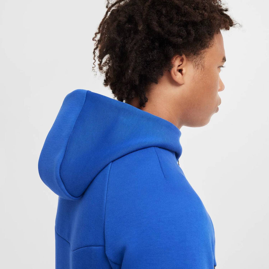 Men's Tech Fleece Zip Up Hoodie In Royal Blue