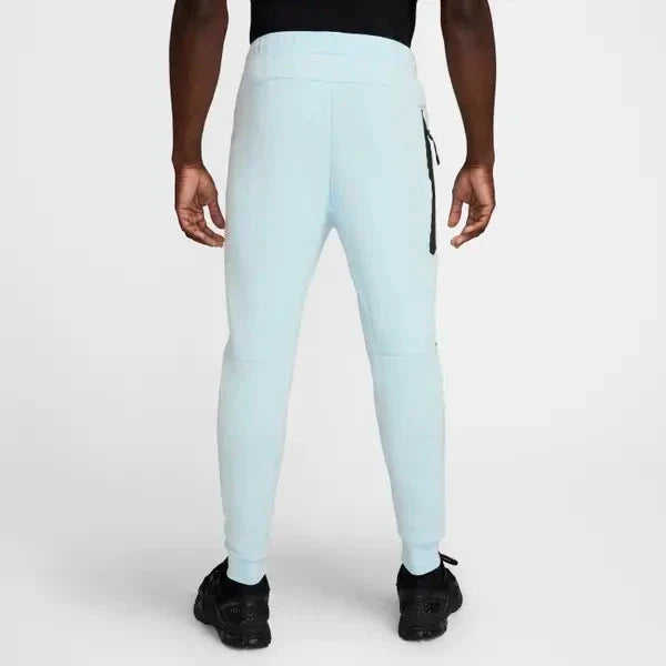 Men's Nike Tech Fleece Jogger Pants  Glacier Blue Drawstring Waist KFC465
