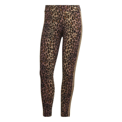 adidas Originals leopard-print 7/8 leggings, slim fit, full patterned legs