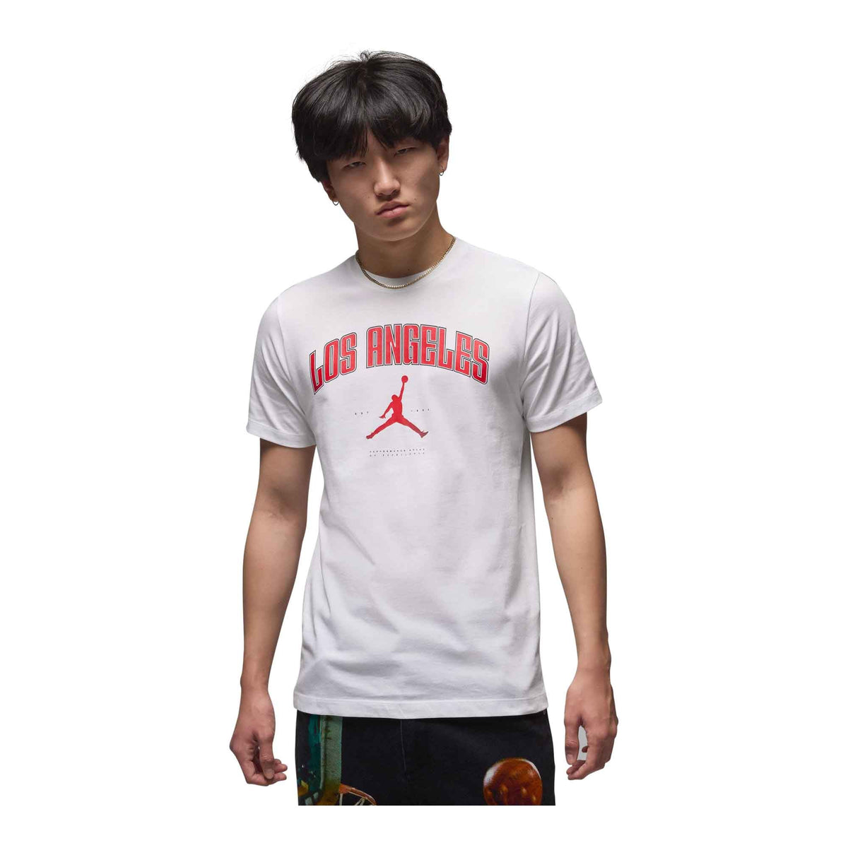 MENS JORDAN LOS ANGELES T SHIRT_WHITE