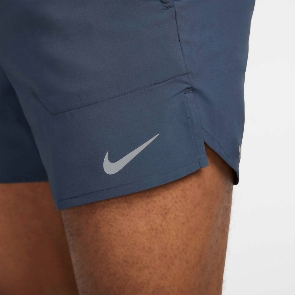 Dri-Fit Stride 5" Shorts In Thunder Blue/black/reflective Silv