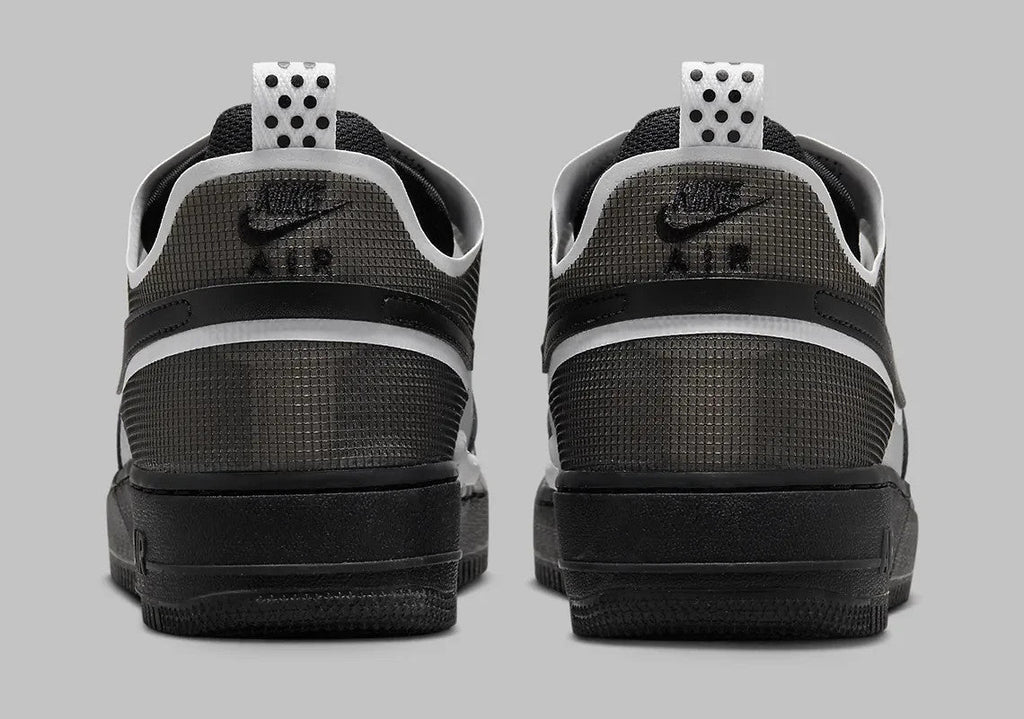 Men's Nike Air Force 1 React DM0573-002 Sneaker Black White Lifestyle Shoes