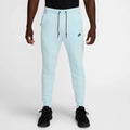 Men's Nike Tech Fleece Jogger Pants  Glacier Blue Drawstring Waist KFC465