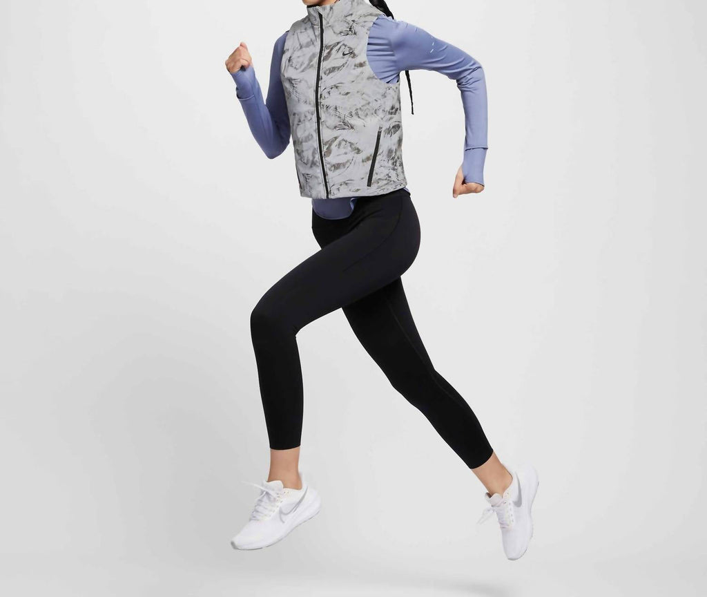 Therma-Fit Adv Reflective Running Vest In Vast Grey/black
