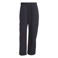 Adidas Originals black cargo pants with elastic waist and side pockets