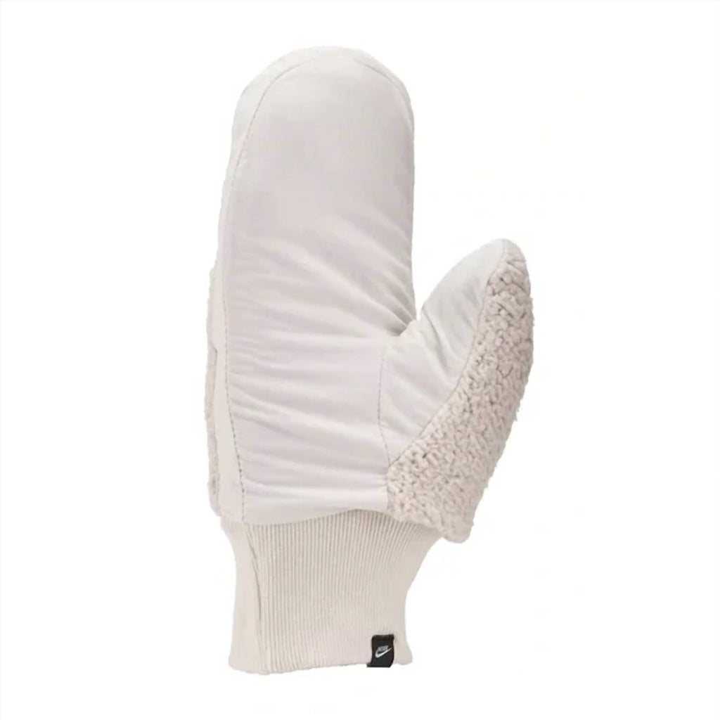 Women's Sherpa Mittens In White