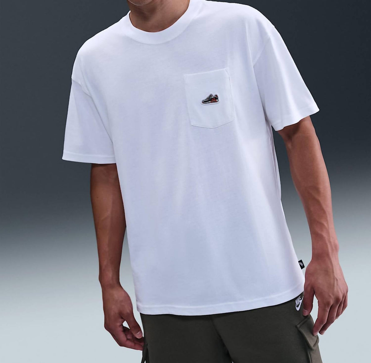 Men's Sportswear Air Max 90 Patch Shirt In White