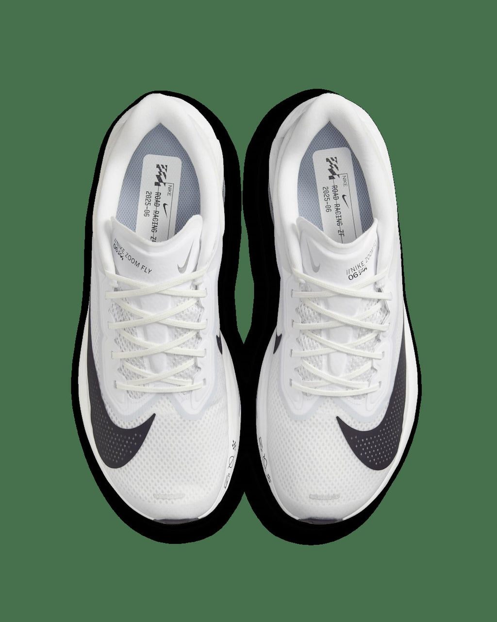 Men's Zoom Fly 6 Shoes In White/gridiron-Pure Platnium