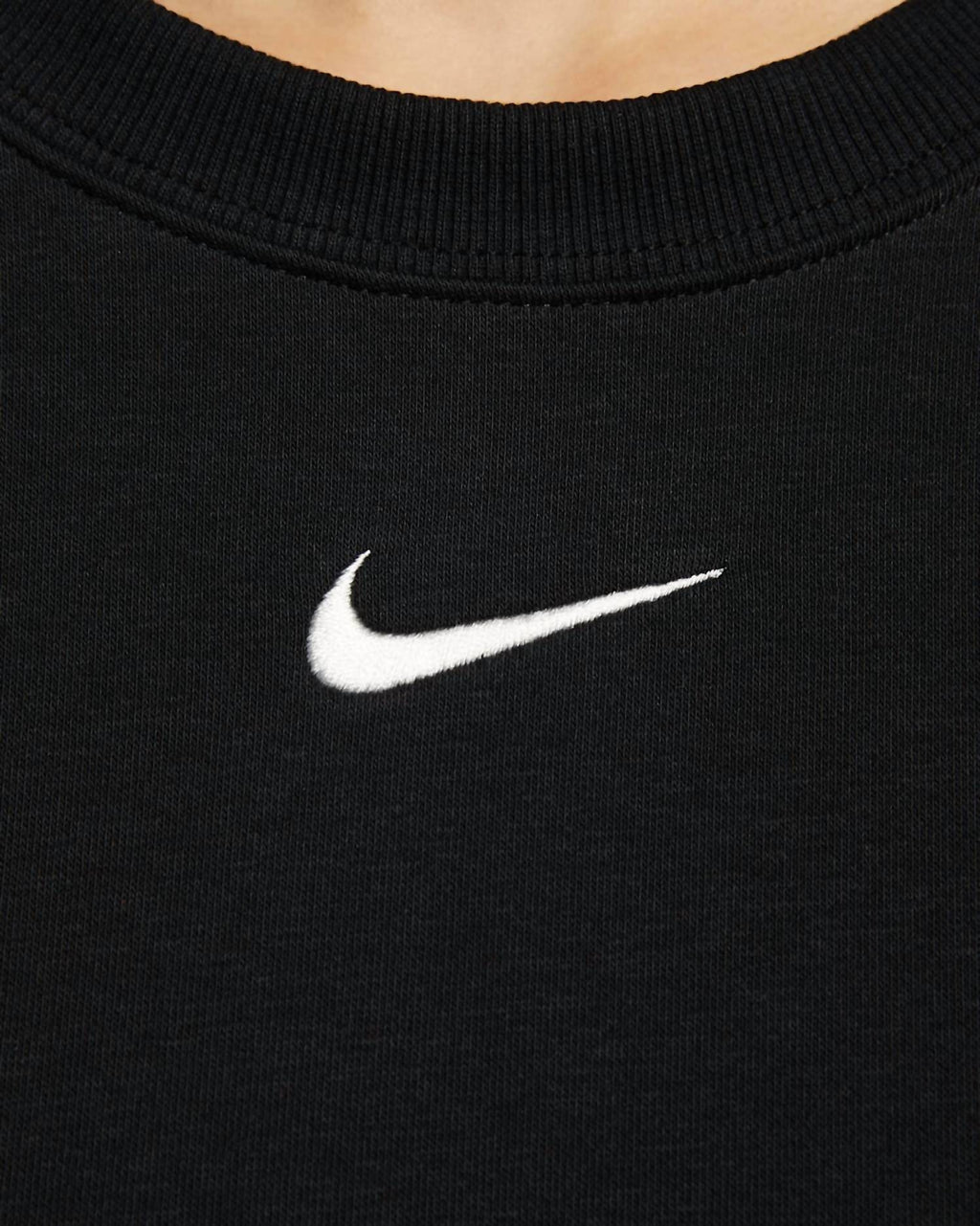 Phoenix Fleece Crew Sweatshirt In Black/white