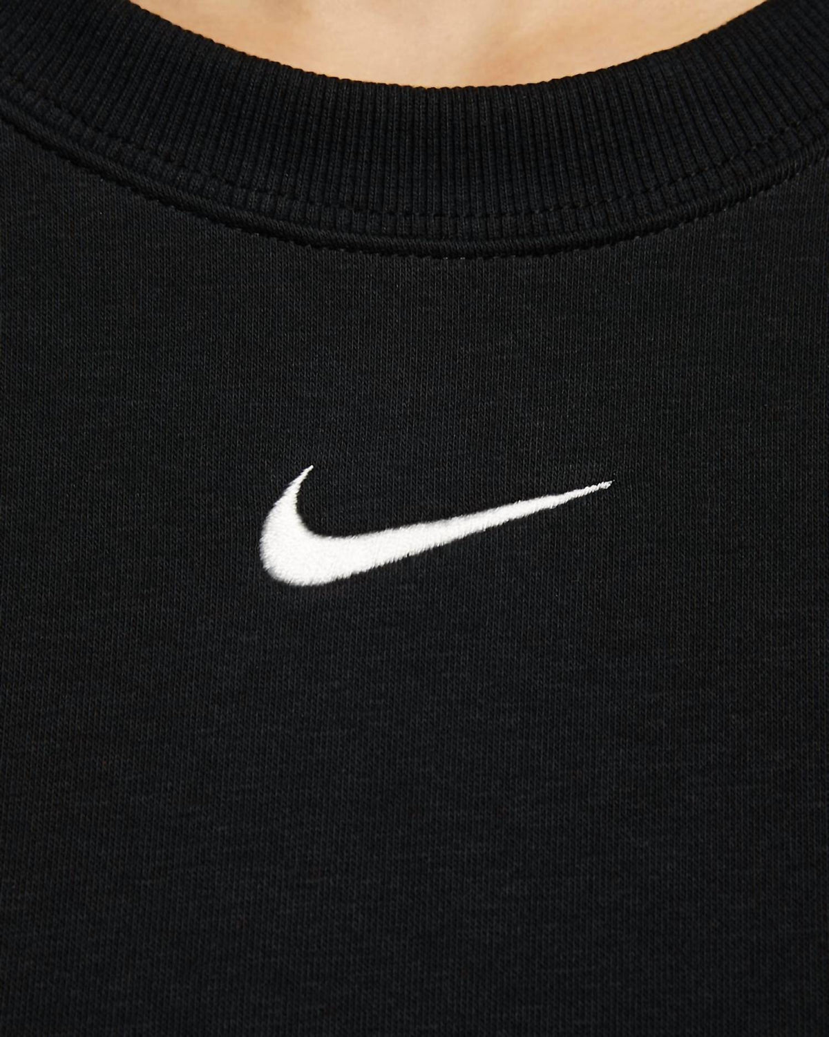 Phoenix Fleece Crew Sweatshirt In Black/white
